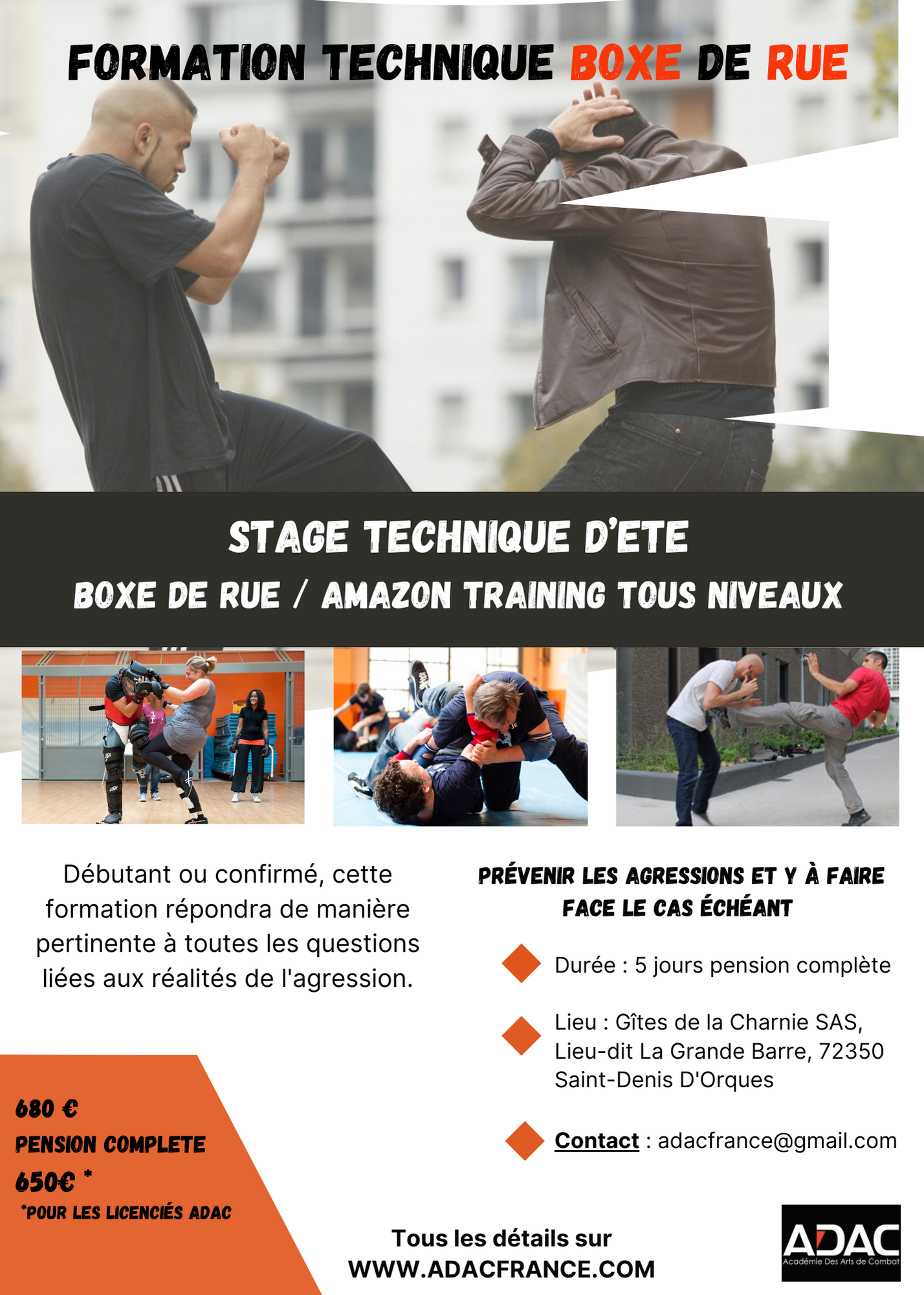 Stage technique d’été Boxe de rue / Amazon Training  – Tous niveaux!