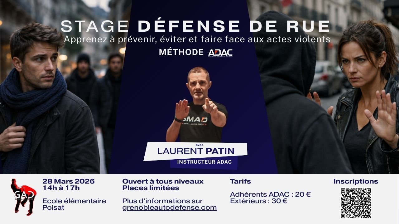 Stage self-defense avec Laurent Patin